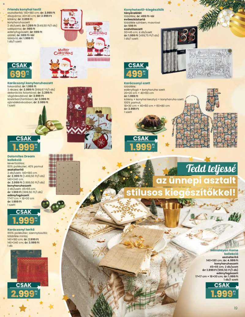 Interspar Ajándék katalógus 19 oldal