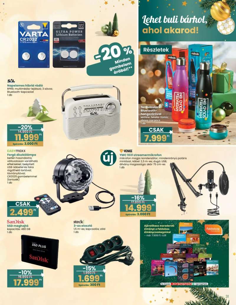 Interspar Ajándék katalógus 31 oldal