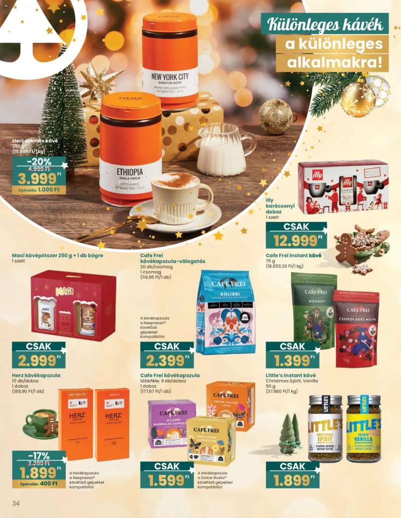 Interspar Ajándék katalógus 34 oldal