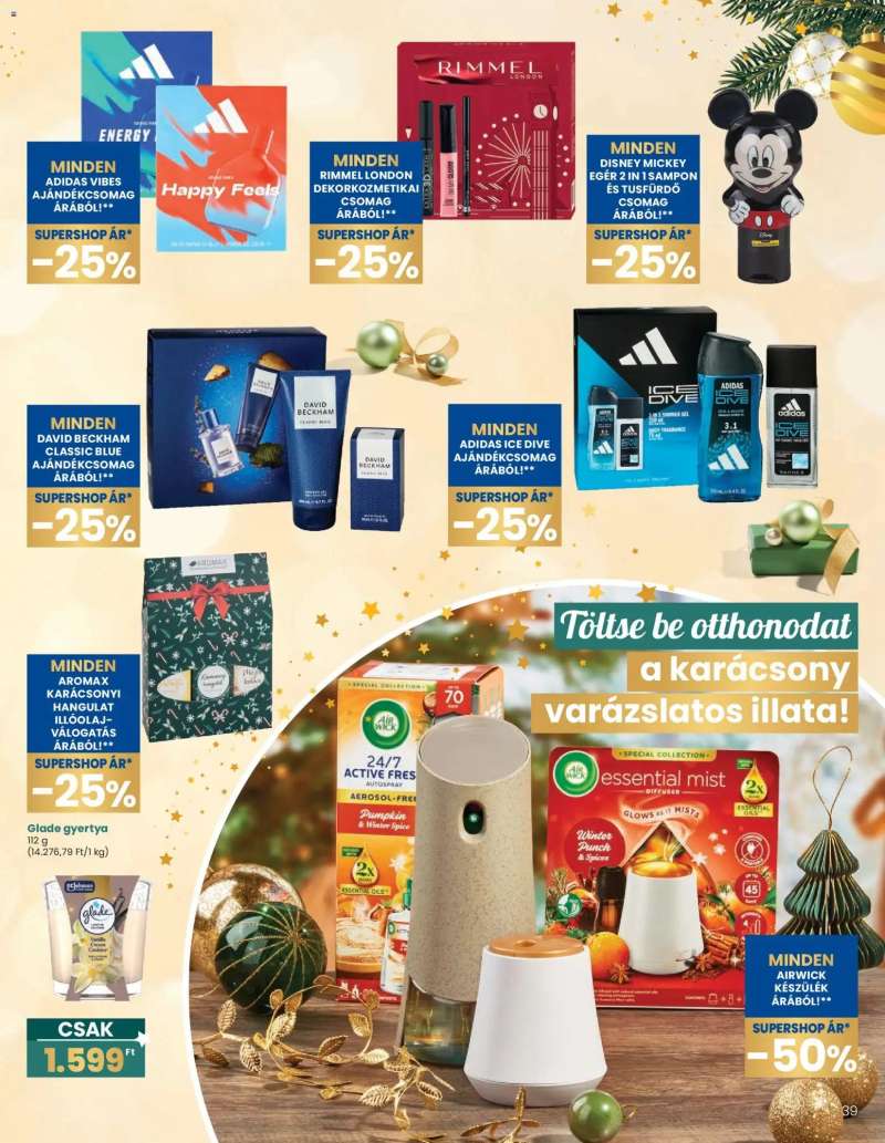 Interspar Ajándék katalógus 39 oldal