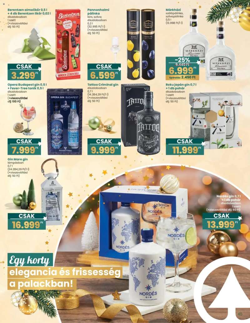 Interspar Ajándék katalógus 45 oldal