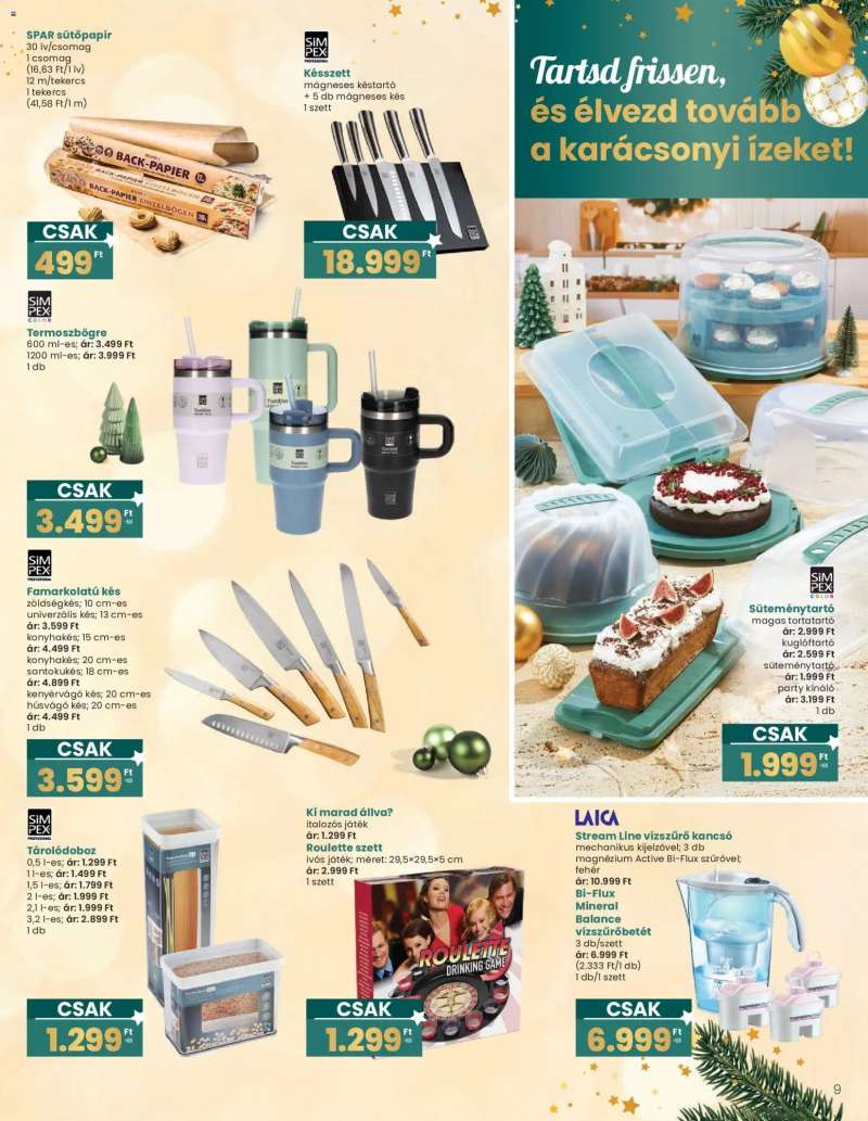 Interspar Ajándék katalógus 9 oldal