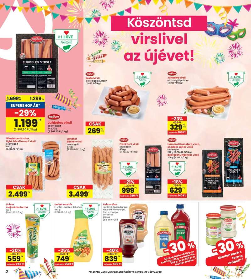 Interspar Akciós újság Interspar 2 oldal