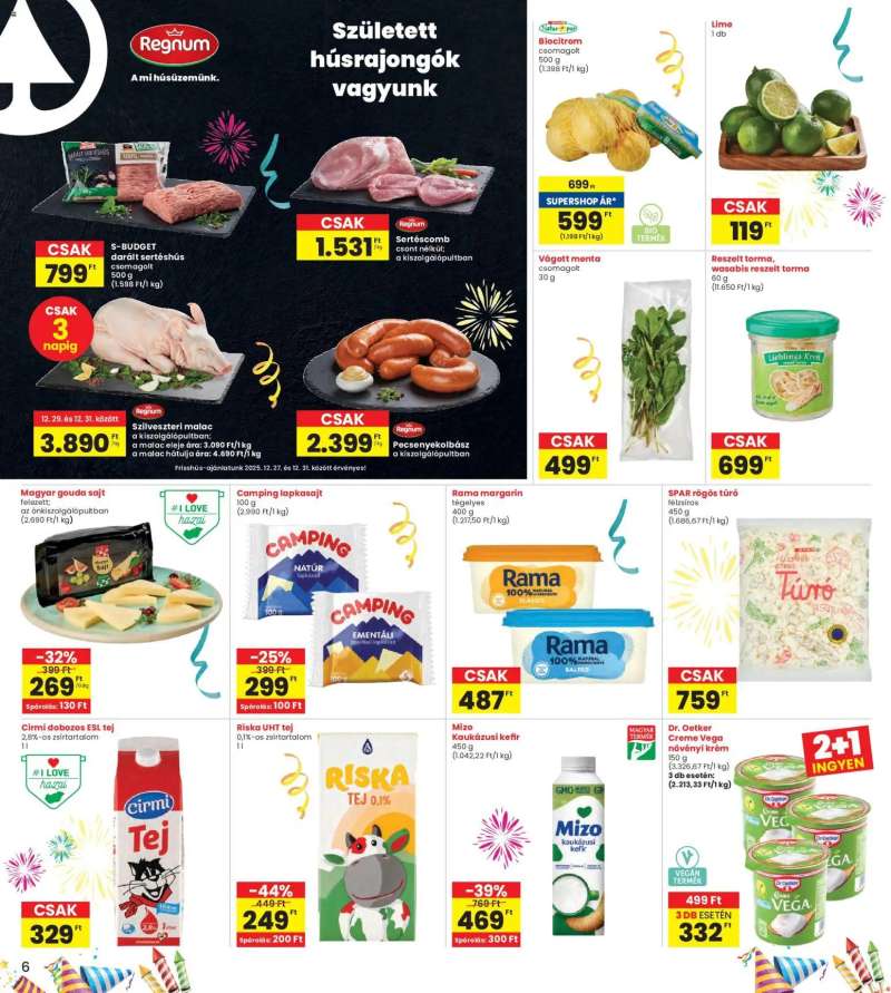 Interspar Akciós újság Interspar 6 oldal