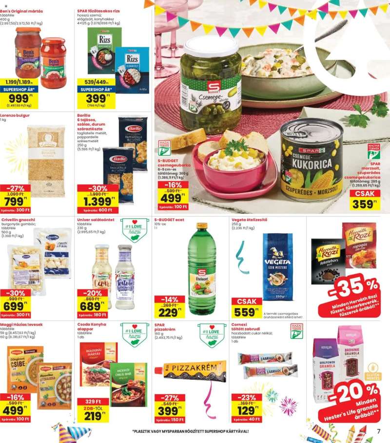 Interspar Akciós újság Interspar 7 oldal