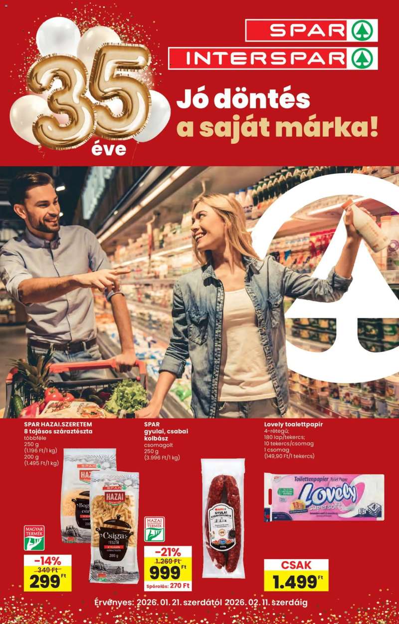 Interspar Saját márka katalógus 1 oldal