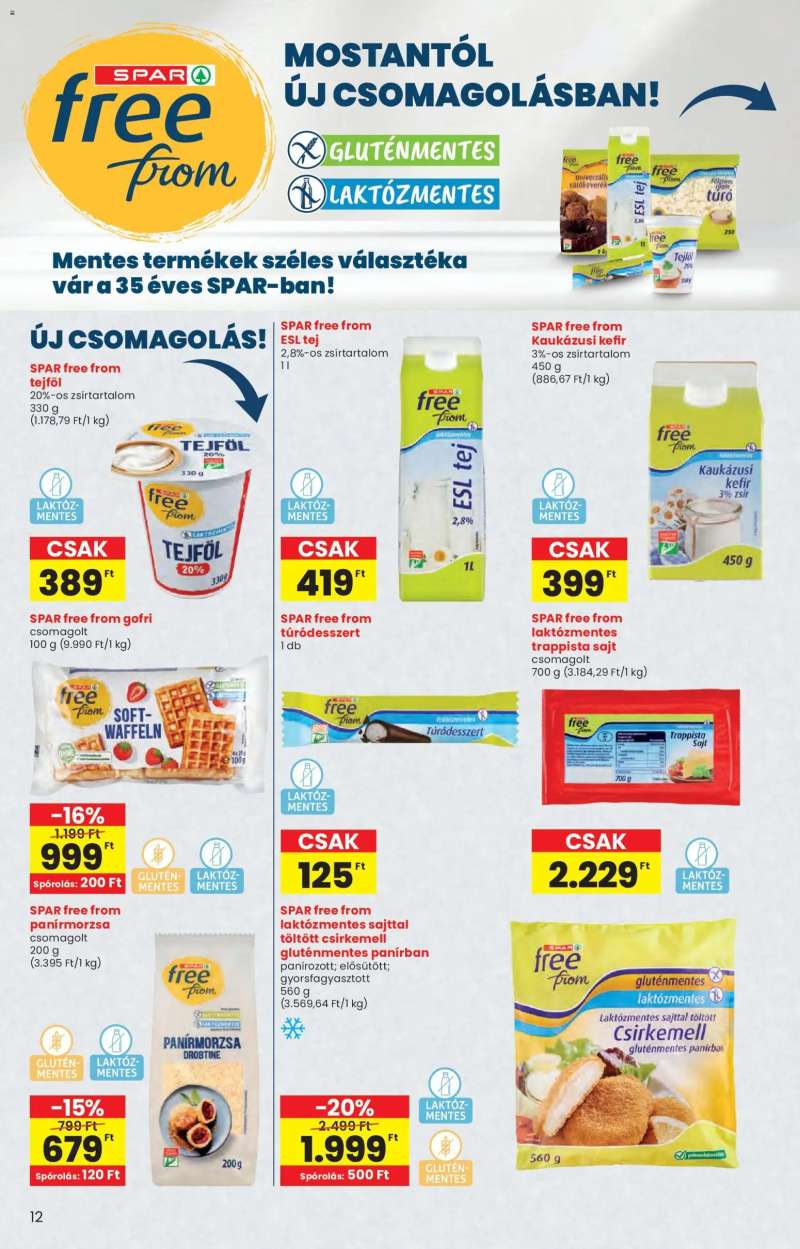 Interspar Saját márka katalógus 12 oldal