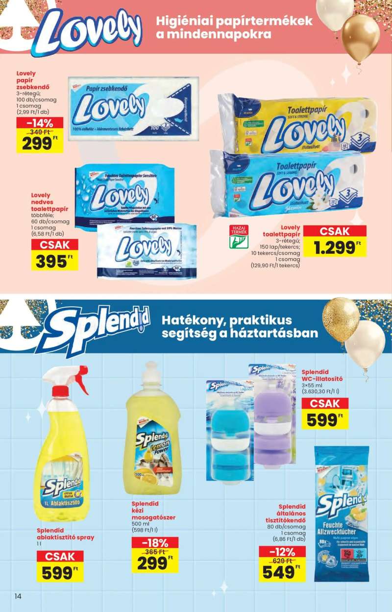 Interspar Saját márka katalógus 14 oldal