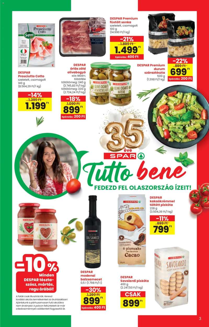 Interspar Saját márka katalógus 3 oldal