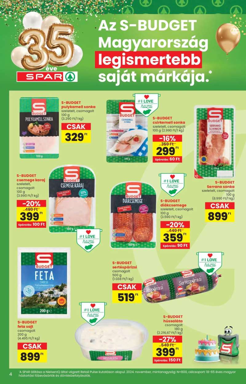 Interspar Saját márka katalógus 4 oldal