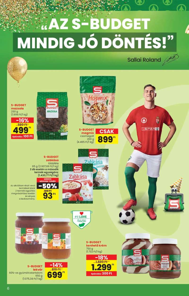 Interspar Saját márka katalógus 6 oldal