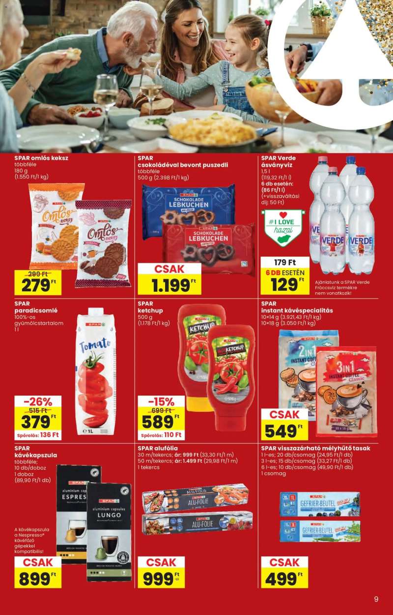 Interspar Saját márka katalógus 9 oldal