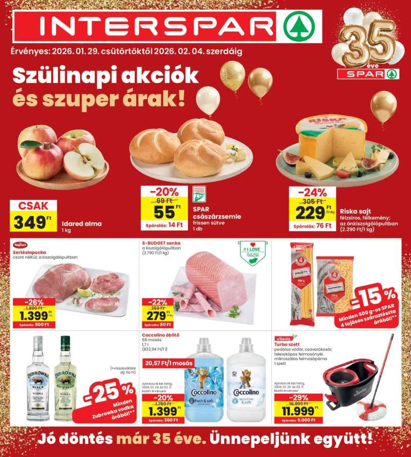 Interspar Akciós újság Interspar 1 oldal