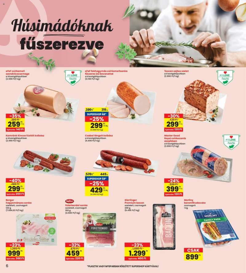 Interspar Akciós újság Interspar 6 oldal