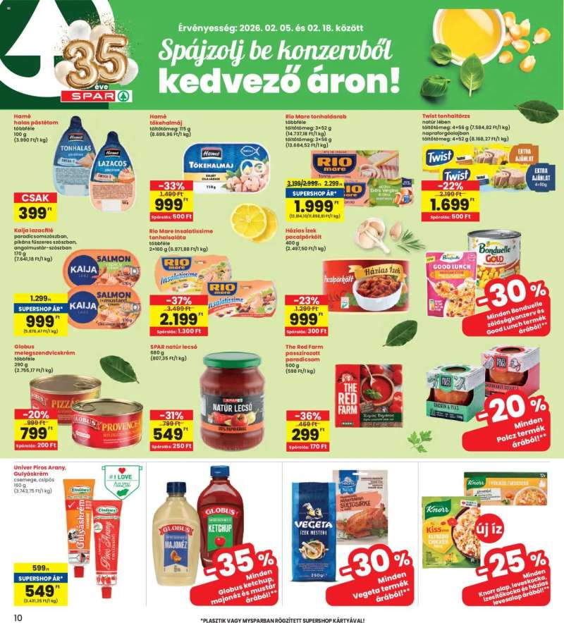 Interspar Akciós újság Interspar 10 oldal