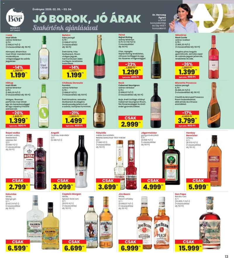 Interspar Akciós újság Interspar 13 oldal