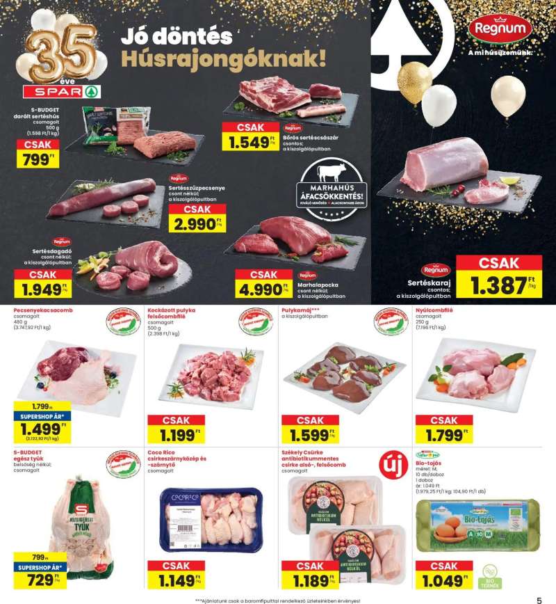 Interspar Akciós újság Interspar 5 oldal