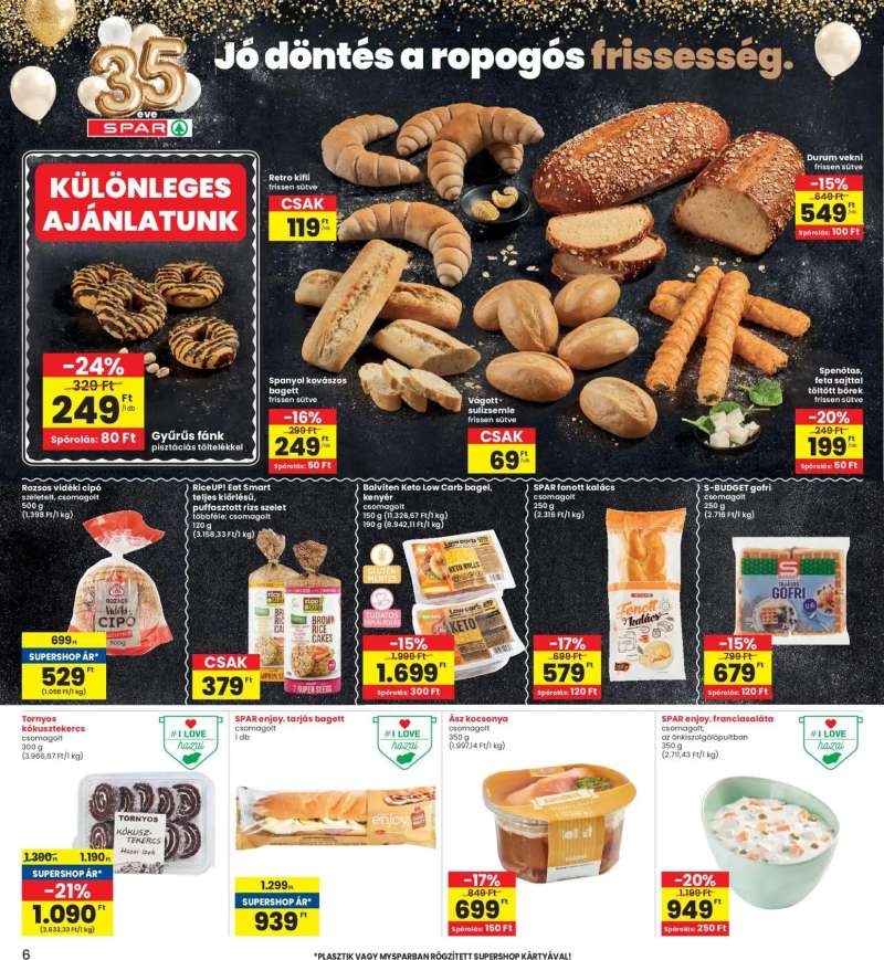 Interspar Akciós újság Interspar 6 oldal