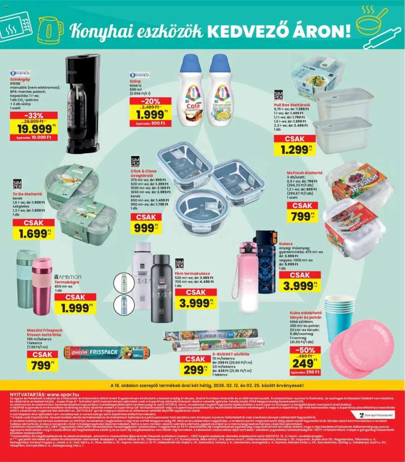 Interspar Akciós újság Interspar 18 oldal