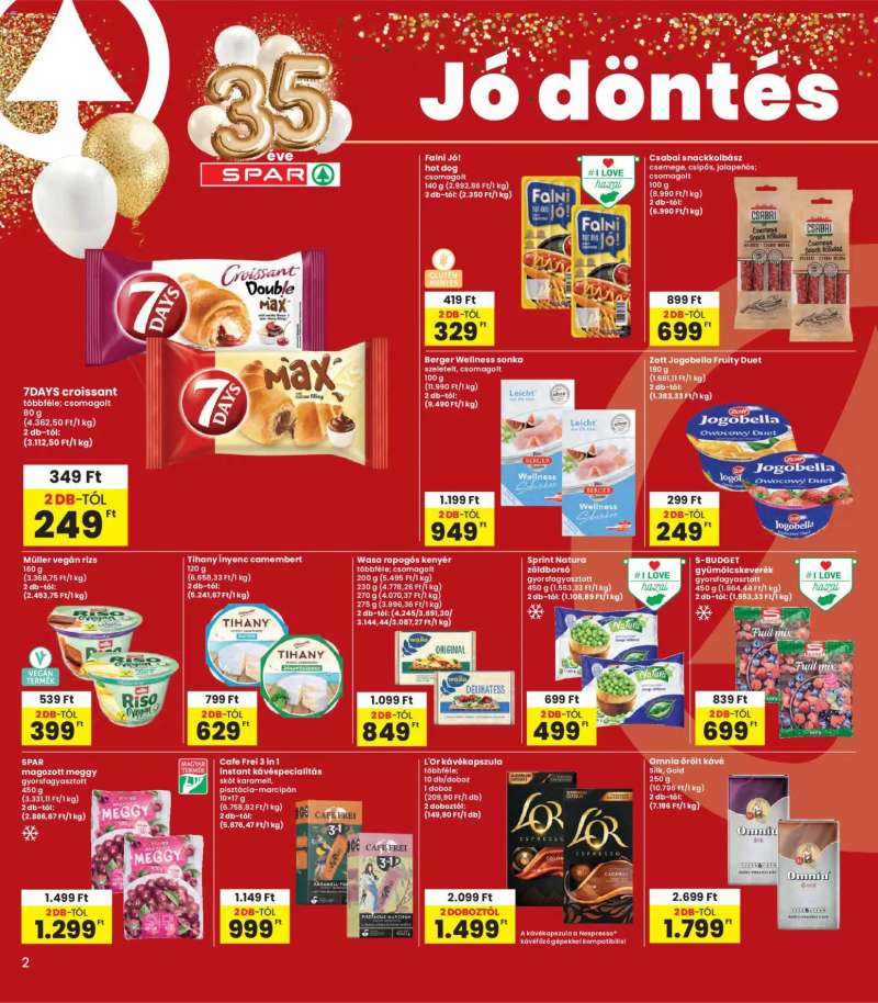 Interspar Akciós újság Interspar 2 oldal