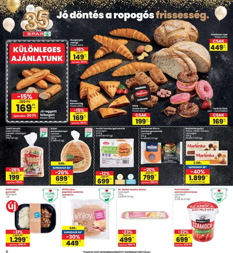 Interspar Akciós újság Interspar 6 oldal