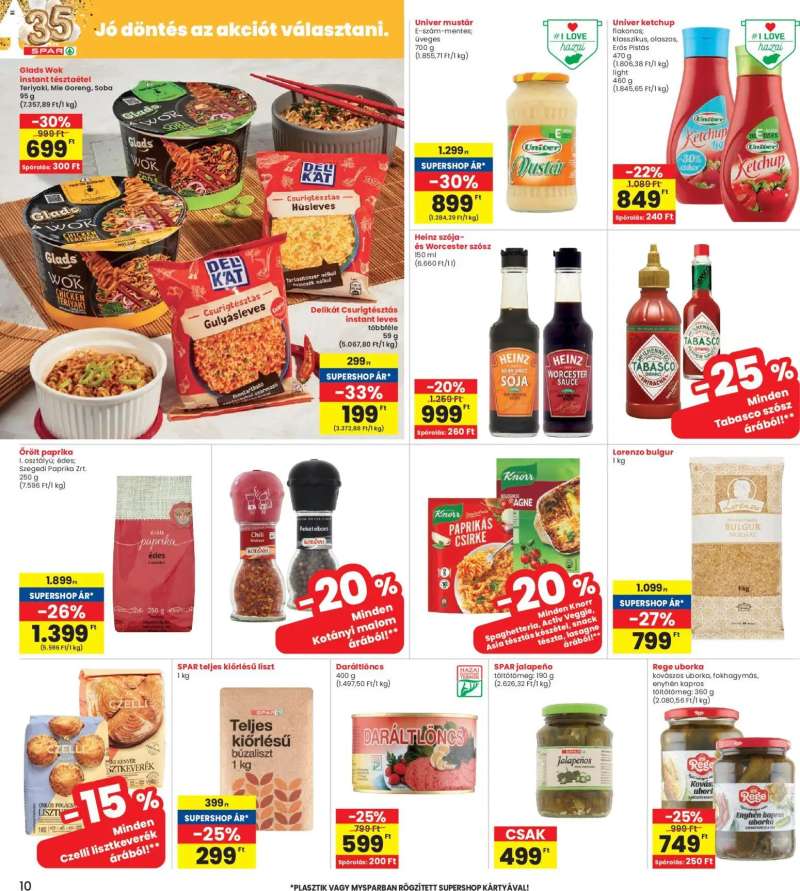 Interspar Akciós újság Interspar 10 oldal