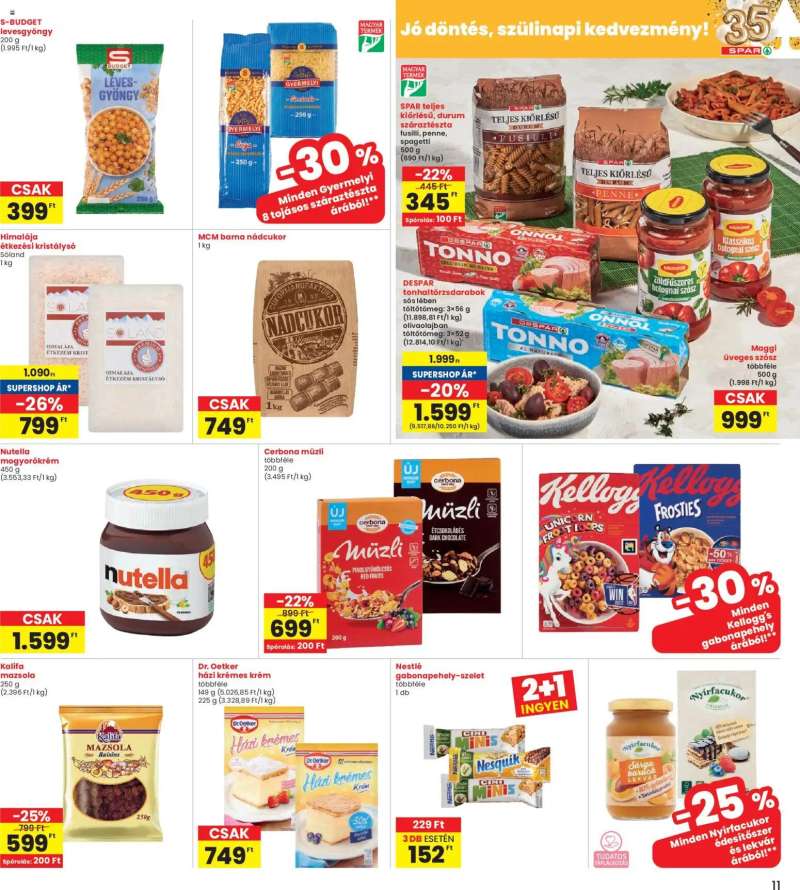 Interspar Akciós újság Interspar 11 oldal