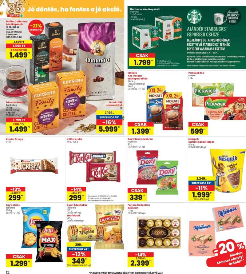 Interspar Akciós újság Interspar 12 oldal