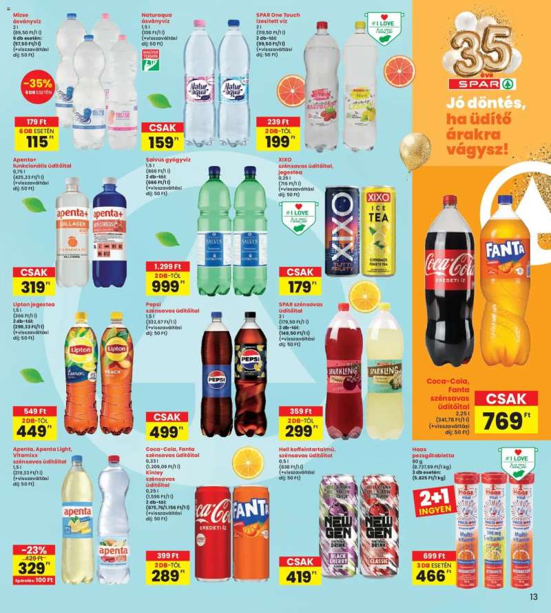 Interspar Akciós újság Interspar 13 oldal