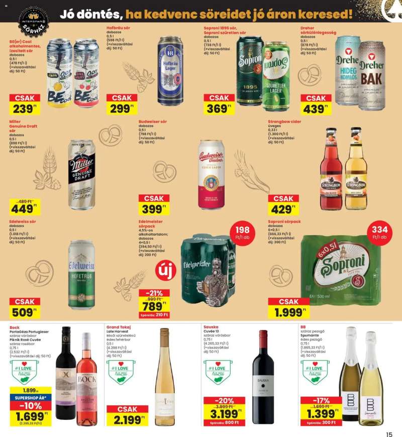 Interspar Akciós újság Interspar 15 oldal