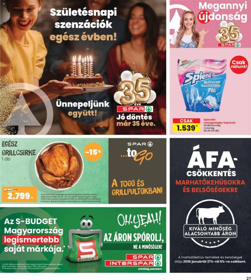 Interspar Akciós újság Interspar 27 oldal