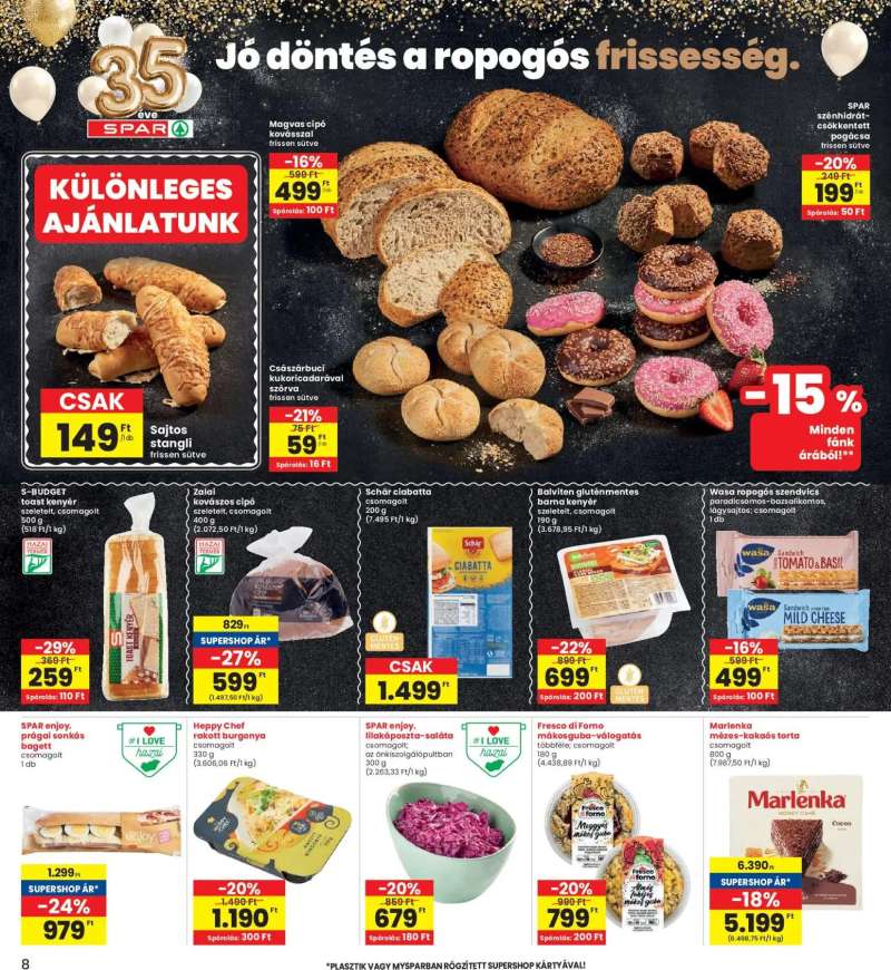 Interspar Akciós újság Interspar 8 oldal