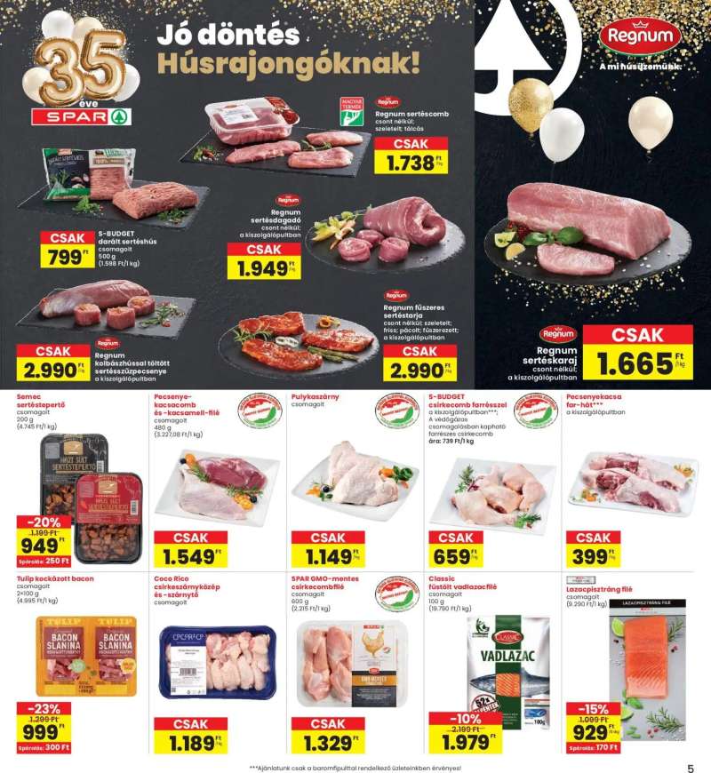 Interspar Akciós újság Interspar 5 oldal