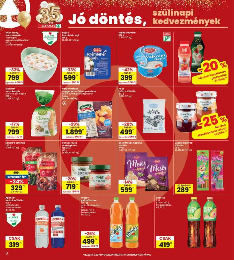 Interspar Akciós újság Interspar 8 oldal