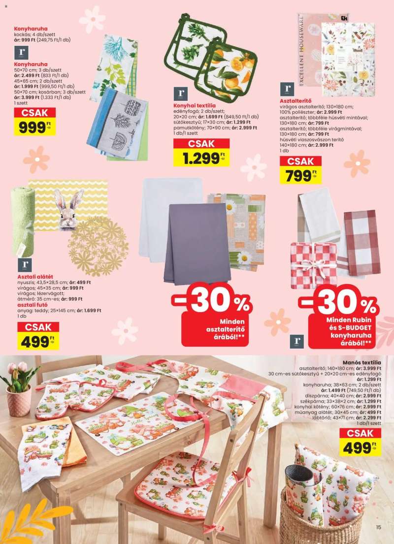 Interspar Interspar Tavasz katalógus 15 oldal