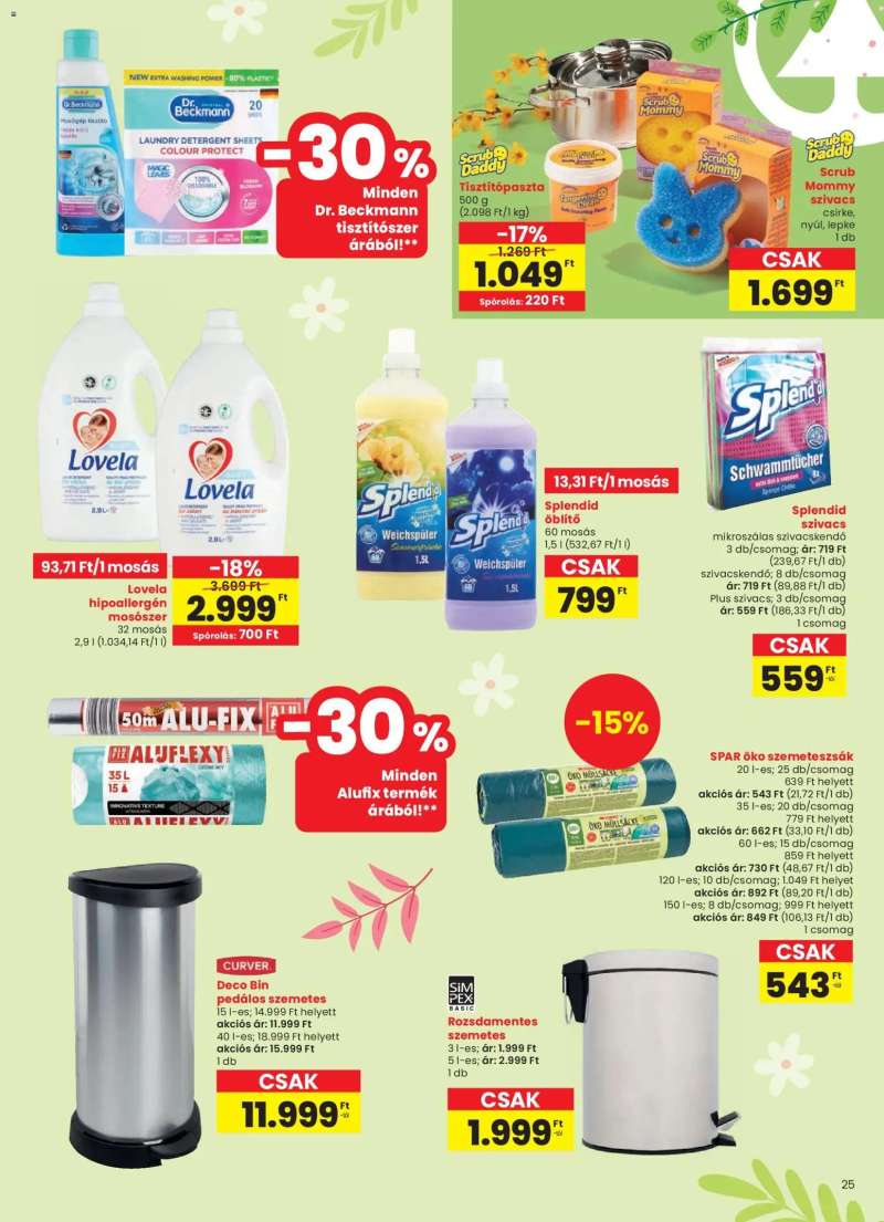 Interspar Interspar Tavasz katalógus 25 oldal