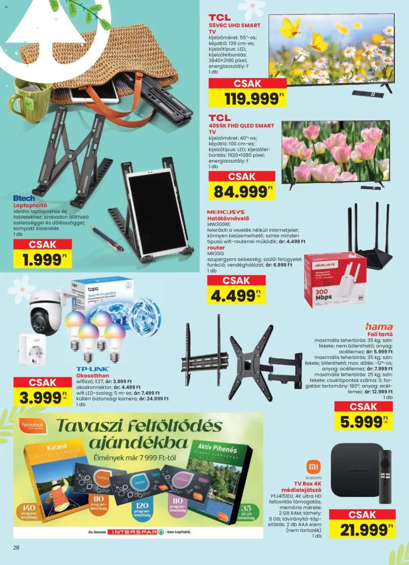 Interspar Interspar Tavasz katalógus 28 oldal