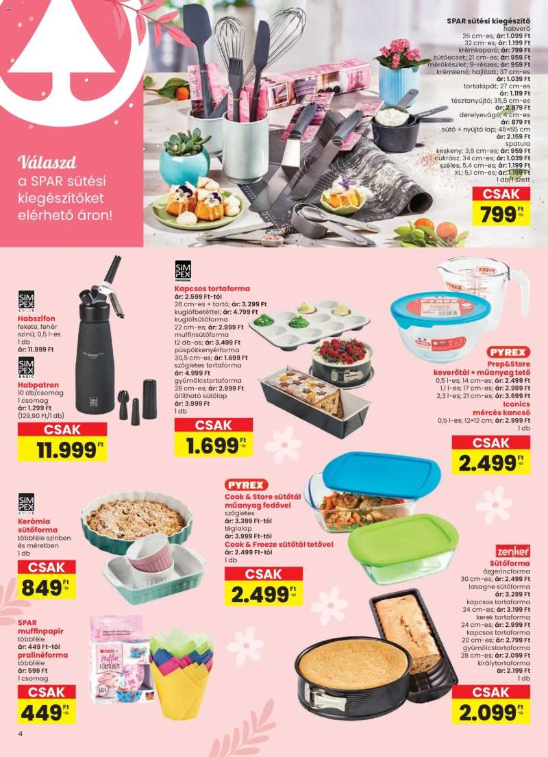 Interspar Interspar Tavasz katalógus 4 oldal