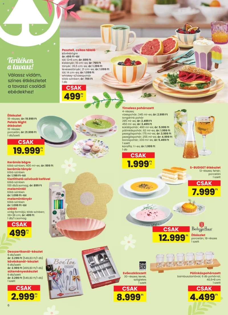 Interspar Interspar Tavasz katalógus 6 oldal