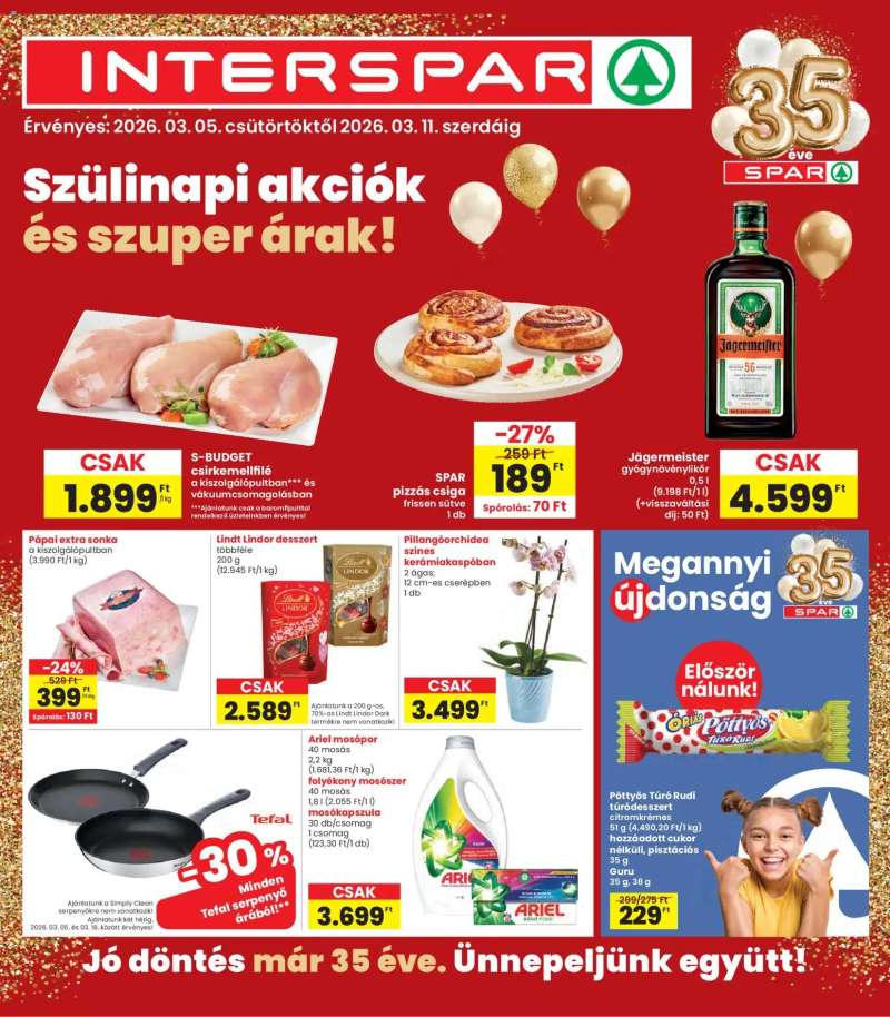 Interspar Interspar akciós újság 1 oldal
