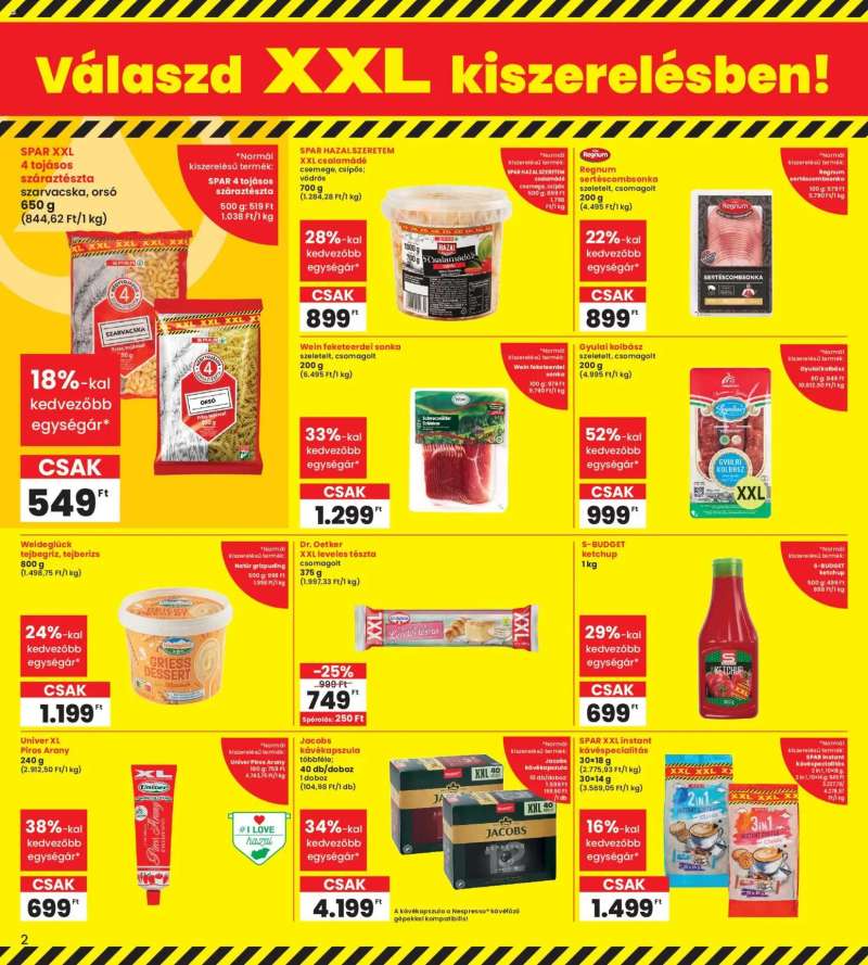 Interspar Interspar akciós újság 2 oldal