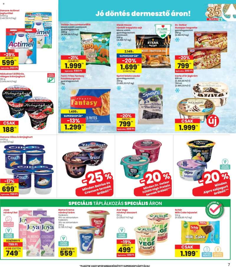 Interspar Interspar akciós újság 7 oldal