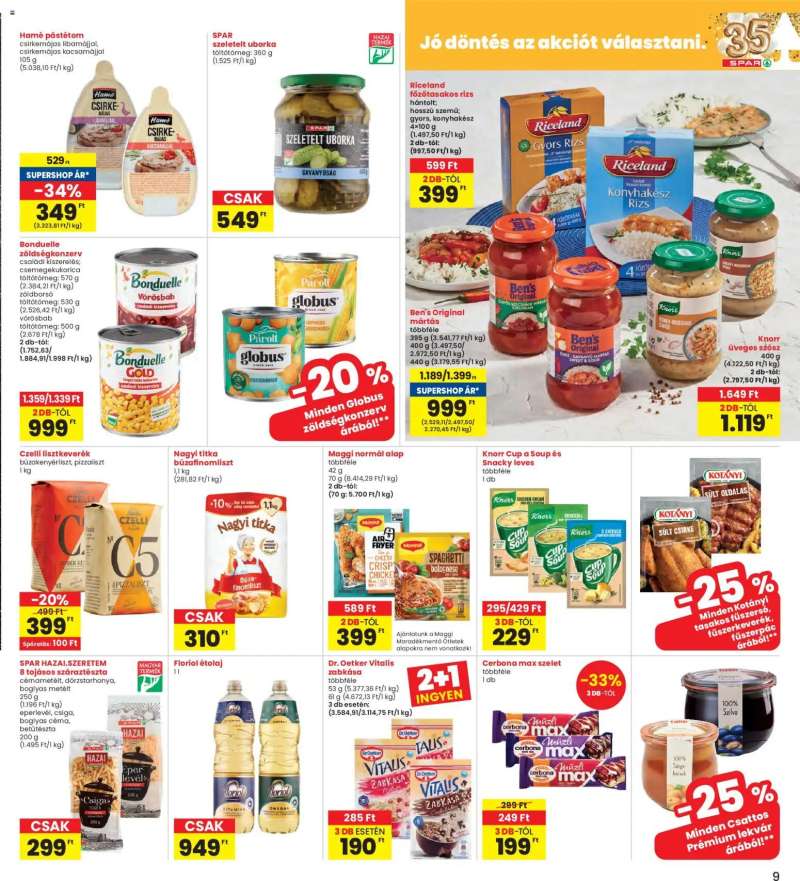 Interspar Interspar akciós újság 9 oldal