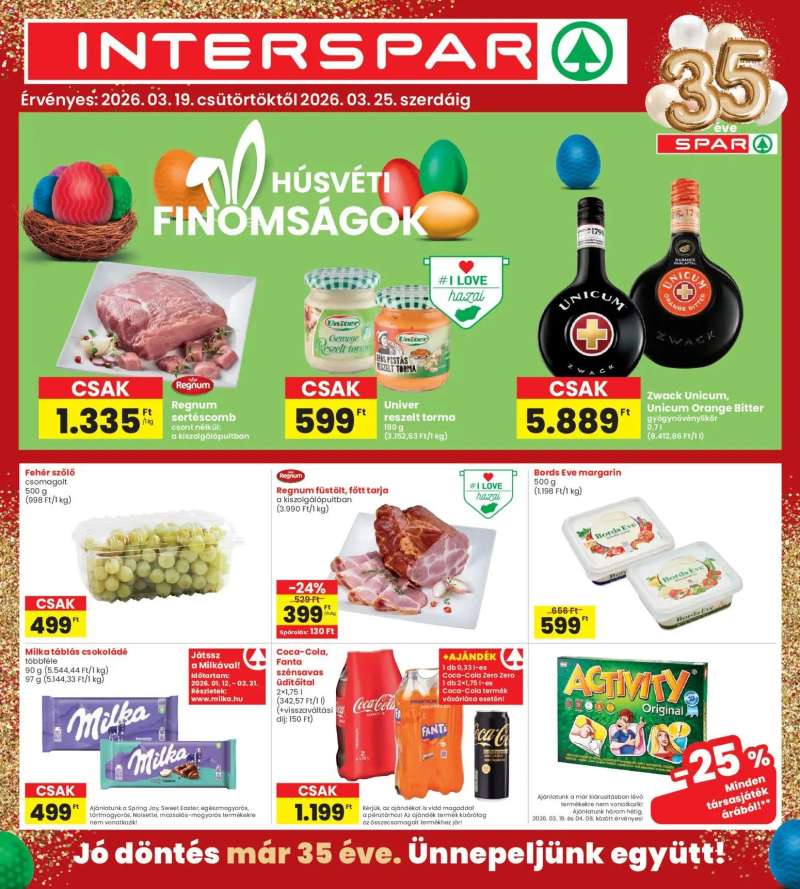 Interspar Interspar akciós újság 1 oldal