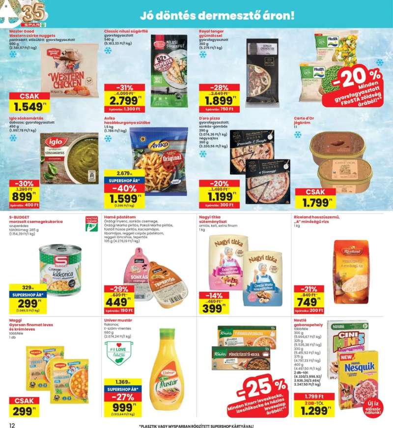 Interspar Interspar akciós újság 12 oldal