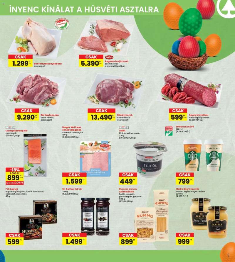 Interspar Interspar akciós újság 3 oldal