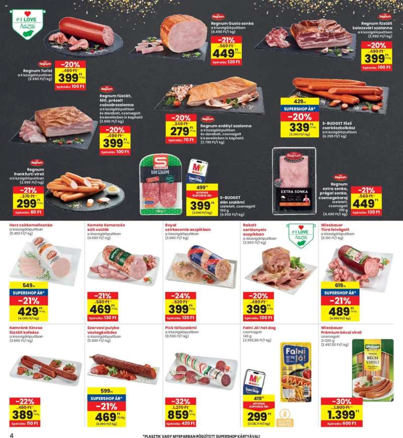 Interspar Interspar akciós újság 4 oldal