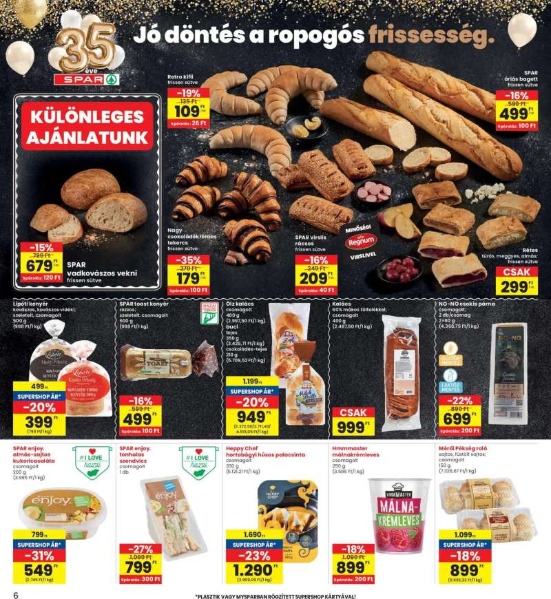 Interspar Interspar akciós újság 6 oldal