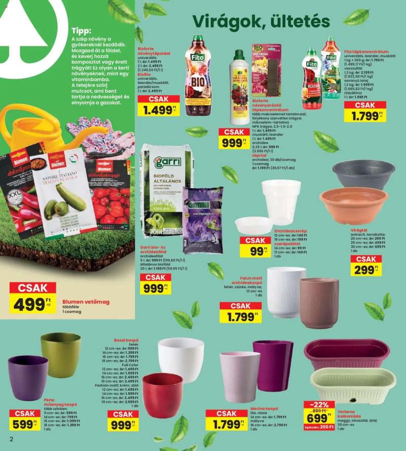 Interspar Interspar Kert katalógus 2 oldal