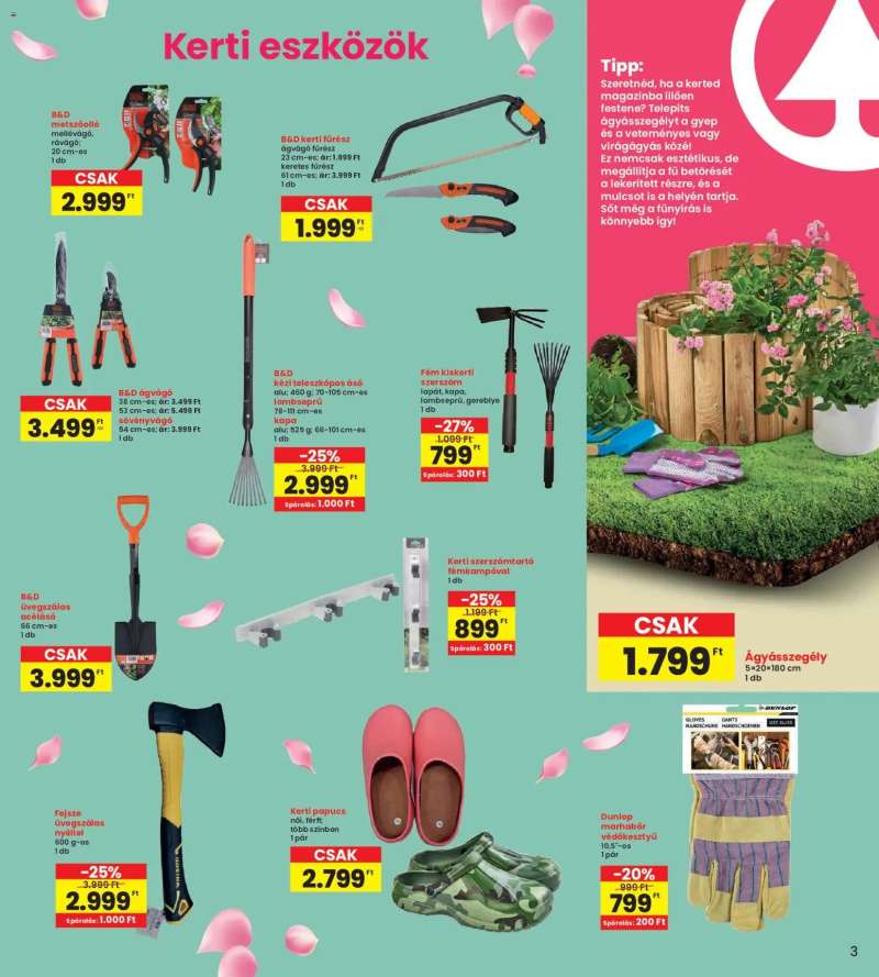 Interspar Interspar Kert katalógus 3 oldal